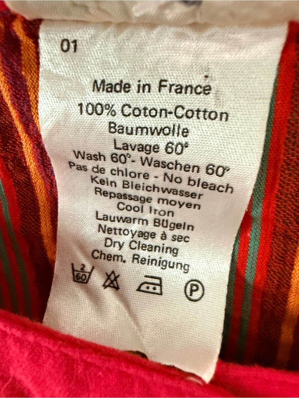 Vintage Anastasia Paris Francois Viannay Cotton Striped Tank Top France 40 - Picture 5 of 5
